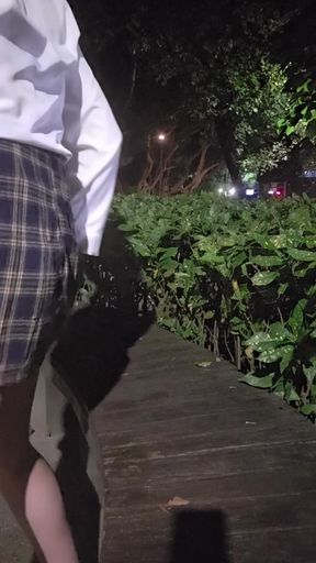 Shemale Ting Xuan Outdoor Amazing Anal