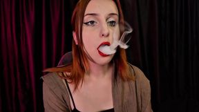 Girl Next Door Vaping Cute Redhead Smoking Fetish SFW
