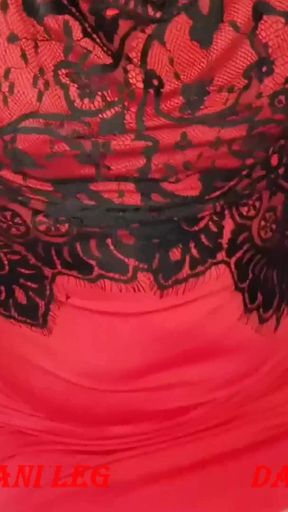 Dani Leg Is the Lady in Red