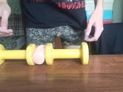 put on a cock ring before ejaculation to achieve a better orgasm