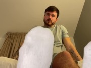 Macrophilia - giant foot humiliation JOI