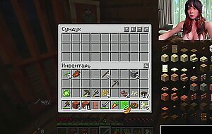 Hot fucking with busty sweetie fox after playing minecraft