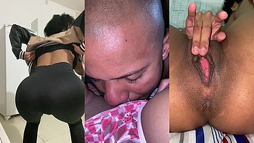 Novinha saiu do colegio eveio direto pra base pra sentar na pica do preto