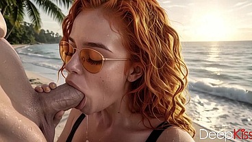 At the beach, my friend gave me a deep blowjob after we’d had a few cocktails. She clearly knows how to work a cock — her tongue is incredibly nimble[AI]