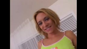 SIERRA SINN Petite 90 Lb Spinner Huge Cock Deepthroat Facefuck POV Blowjob and Facial