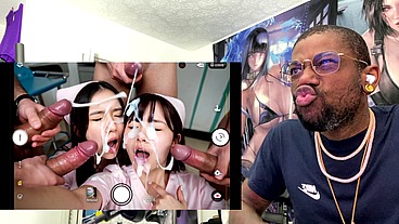 Hardcore Asian Nurse Bukkake, AI Generated