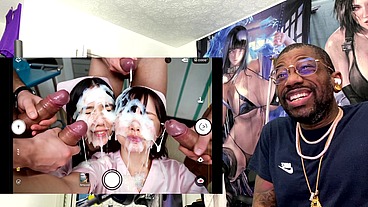 Hardcore Asian Nurse Bukkake, AI Generated