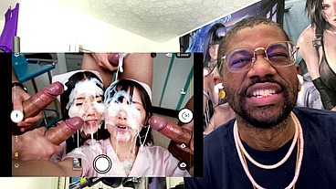 Hardcore Asian Nurse Bukkake, AI Generated