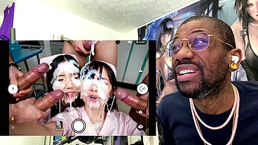 Hardcore Asian Nurse Bukkake, AI Generated