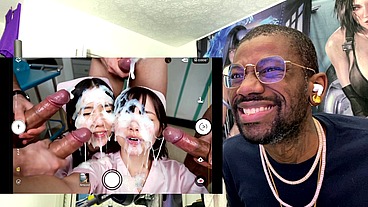 Hardcore Asian Nurse Bukkake, AI Generated
