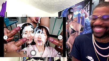 Hardcore Asian Nurse Bukkake, AI Generated