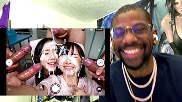 Hardcore Asian Nurse Bukkake, AI Generated