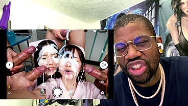 Hardcore Asian Nurse Bukkake, AI Generated