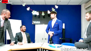 The Devilish Boss 2 Dicks, 1 Hungry Bottom  a Christmas to Remember