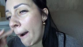 observe the uvula of the palate