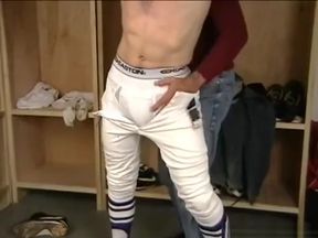 Ronny TIed Up In Baseball Uniform And By Stranger