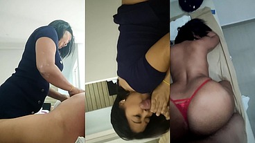 Madura Milf Morena Trabajando Porque Su Esposo No Le Da Dinero