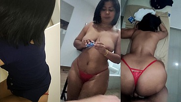 Madura Milf Morena Trabajando Porque Su Esposo No Le Da Dinero