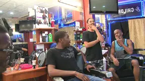 Teen gets gangbanged by 3 big black cocks