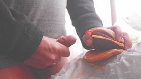 fucking a cheeseburger until i thick