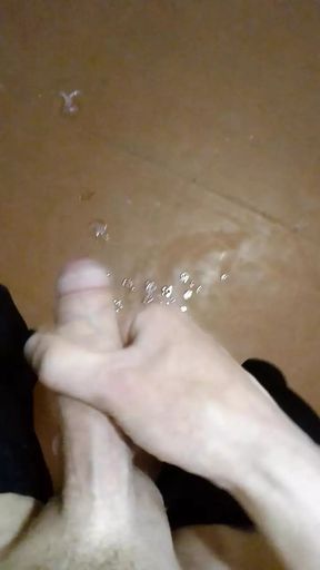 my cum is on the floor