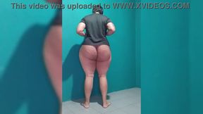 Bibifemboy being dominated by the well-endowed Black man.