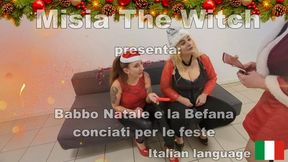Santa Claus and Befana humiliated - Babbo Natale e la Befana conciati per le feste