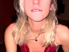 Young Slut Takes Her Step Bros Cock On Christmas Eve!