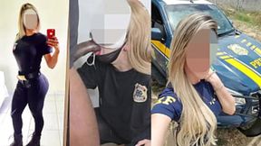 Sultry Cop Seduced Online, Giving Herself Over...