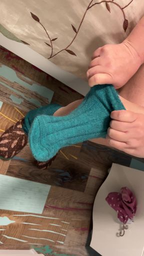 Zara Charm: Natural Hairy Striptease &amp; Sock Fetish Session