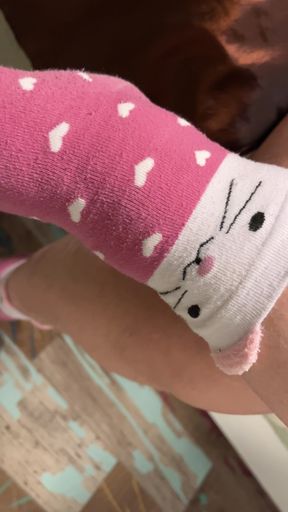 Zara Charm: Natural Hairy Striptease &amp; Sock Fetish Session