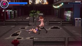 Character inspired in Scarlet Witch (from Marvel) getting fucked in the streets [Solas City Heroes]