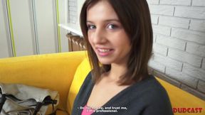Russian cutie fucked by the agent