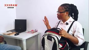 THIS TEACHER WILL NEVER MAKE HEAVEN, SEE HOW HE FUCK BIG ASS TEEN STUDENT IN OFFICE