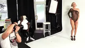 Mature experienced lady sucks and rides black tool