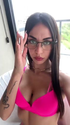 Tiny teen teases tits on OnlyFans
