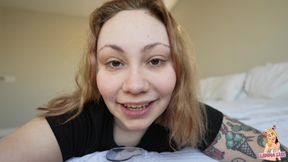 Giantess Shoves You up Her Ass