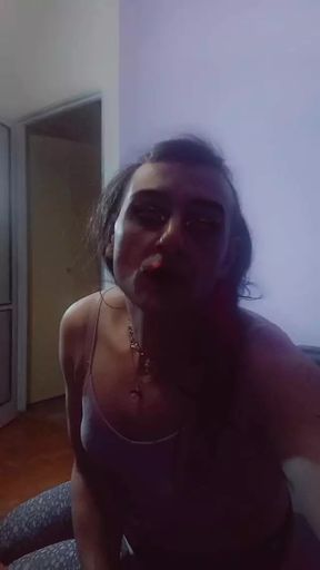 Barbara White sissy on camera