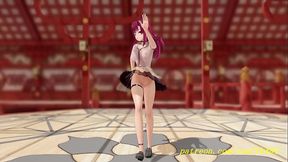 noVR mmd marine dance 3d hololive