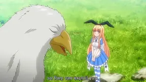 Alice Flees Through Enchanted Forest as Horny Caterpillar Pursues Her