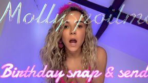 BIRTHDAY SNAP & SEND!
