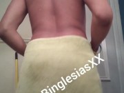 Giving a lap dance after the shower