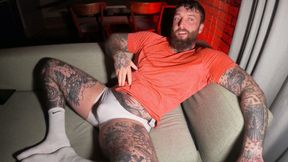 Tattooed Dom Worship Ass &amp; Feet Solo