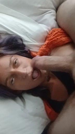 She Loves Master's Huge White Cock Deep