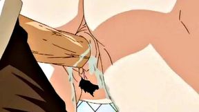 Cute hentai teens in hardcore rough sex