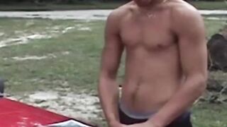 Public-SpaceTwinks - Teenage Hunks Stroking Off In A Park For Fun And Money