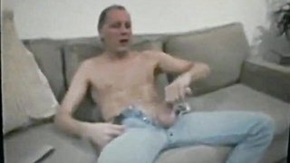 Meaty-Wood Father Displays Off His Large Sluggish Package