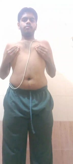 Gay Boy strip dance and moaning