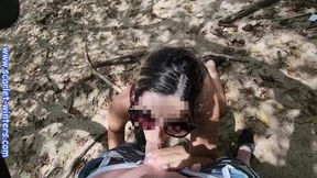 Hot MILF Teacher Seducing Stranger in Outdoor Scene