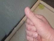 Quick cumshot in the shower. 2nd orgasm of the day